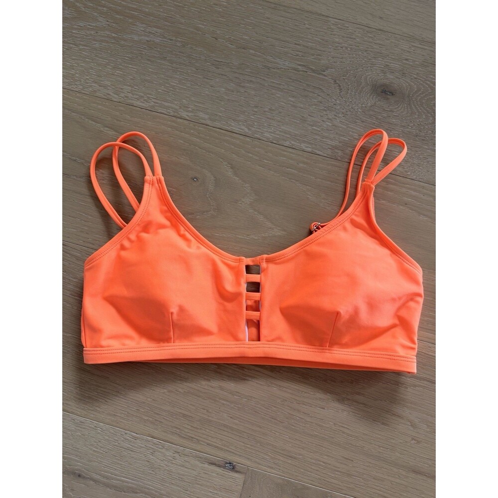 Bikini Top - Women’s L Large - Neon Orange  Athletic NWOT